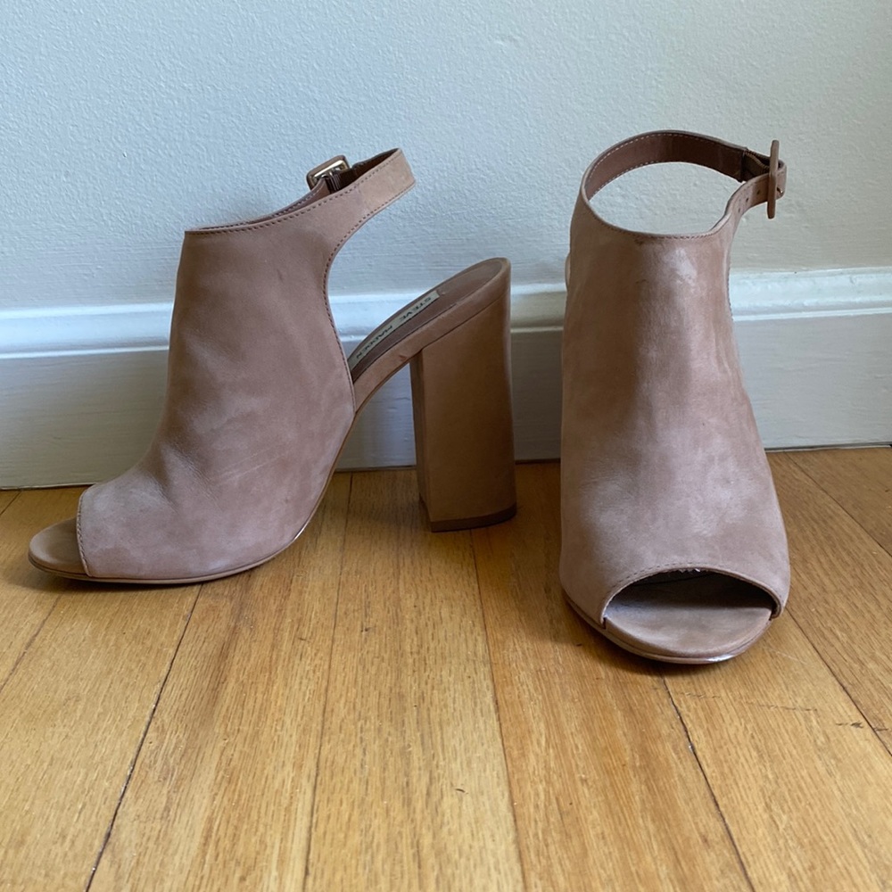 Steve Madden Callvin Peep Toe Mules